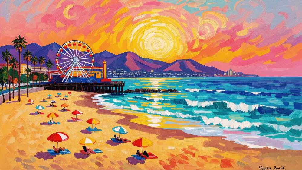 California Itinerary that includes Santa Monica Beach